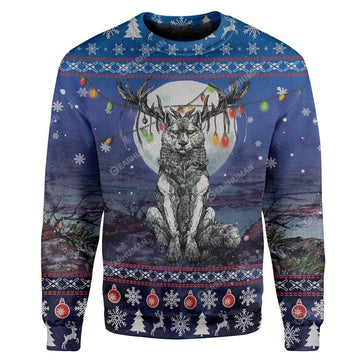 Ugly Wolf Custom Sweater Apparel HD-TA15111918 Ugly Christmas Sweater Long Sleeve S 