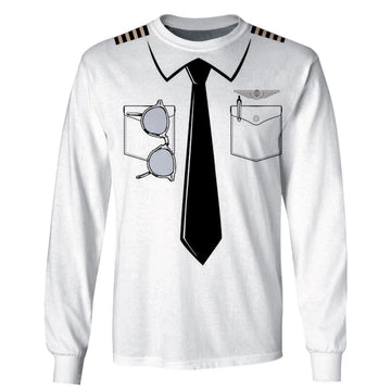 Gearhumans Uniform Of Pilot Custom T-shirt - Hoodies Apparel