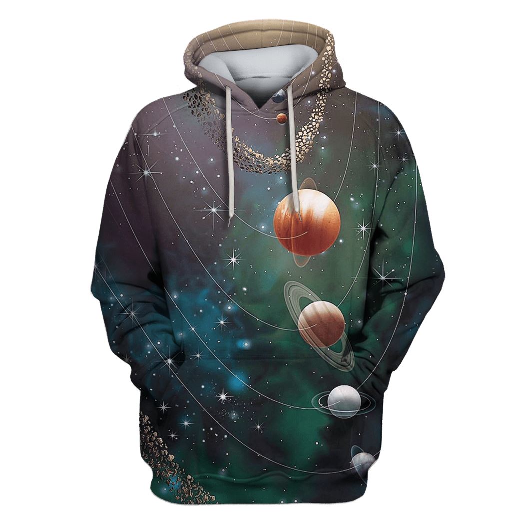 Universe Custom T-shirt - Hoodies Apparel HD-GH110628 3D Custom Fleece Hoodies Hoodie S 