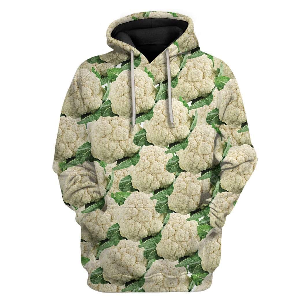 Upvote Cauliflower Custom T-Shirts Hoodies Apparel HD-TA2001201 3D Custom Fleece Hoodies Hoodie S 