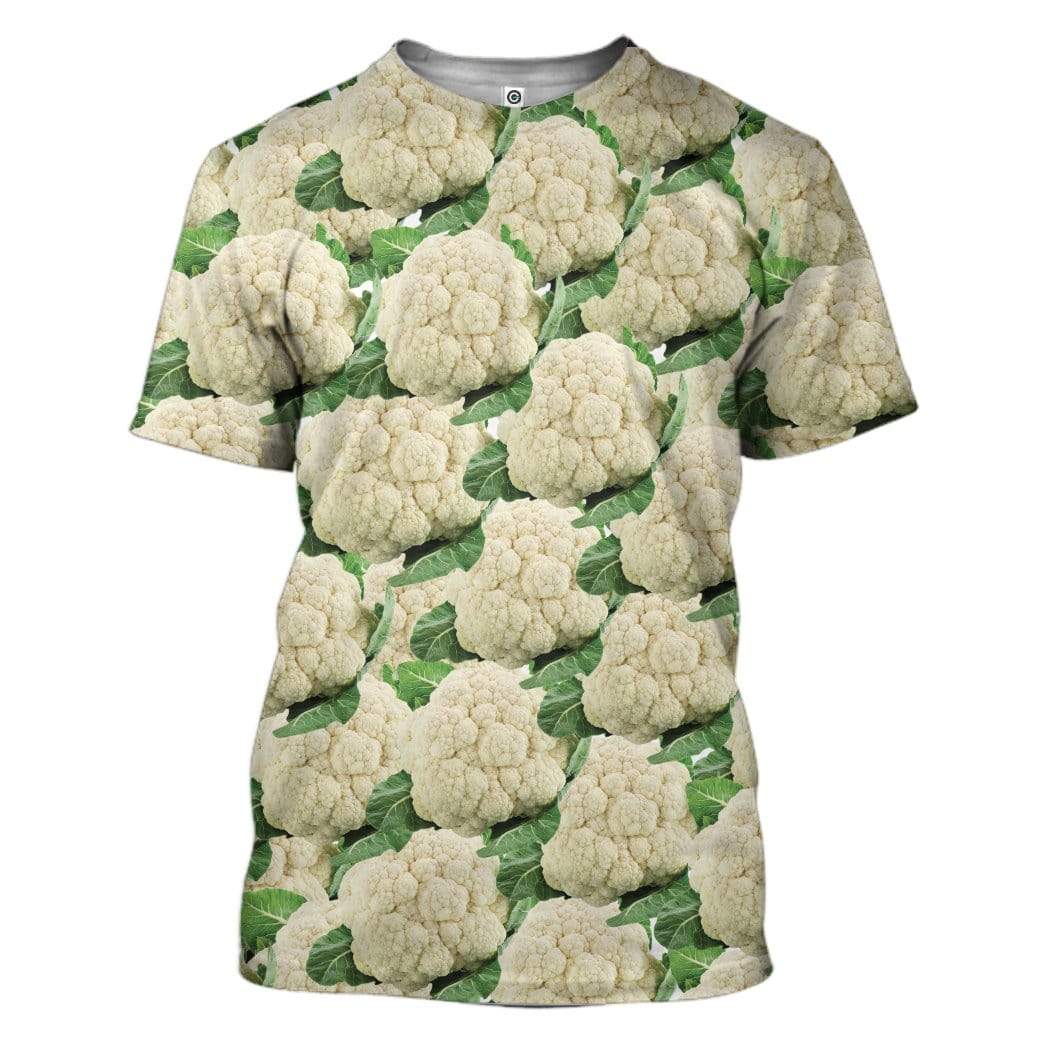 Upvote Cauliflower Custom T-Shirts Hoodies Apparel HD-TA2001201 3D Custom Fleece Hoodies T-Shirt S 