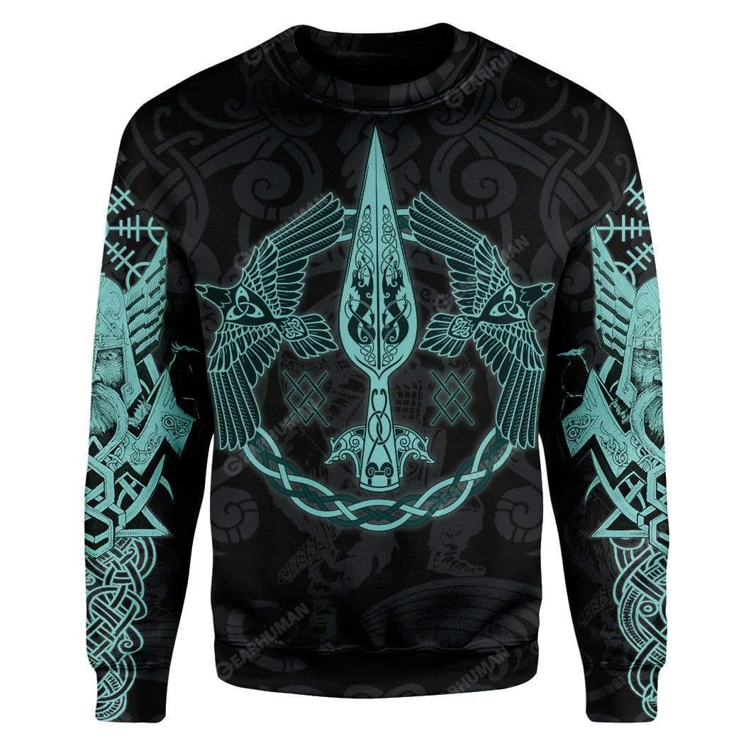 Viking Celtic Tattoos T-Shirts Hoodies Apparel VK-QM0312192 3D Custom Fleece Hoodies Long Sleeve S 