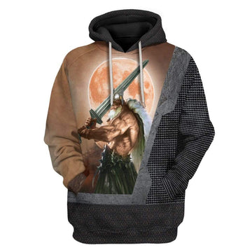 Viking God Warrior Custom T-Shirts Hoodies Apparel VK-TA2712193 3D Custom Fleece Hoodies Hoodie S 