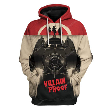 Villain Proof Custom T-shirt - Hoodies Apparel HD-DT12111912 3D Custom Fleece Hoodies Hoodie S 