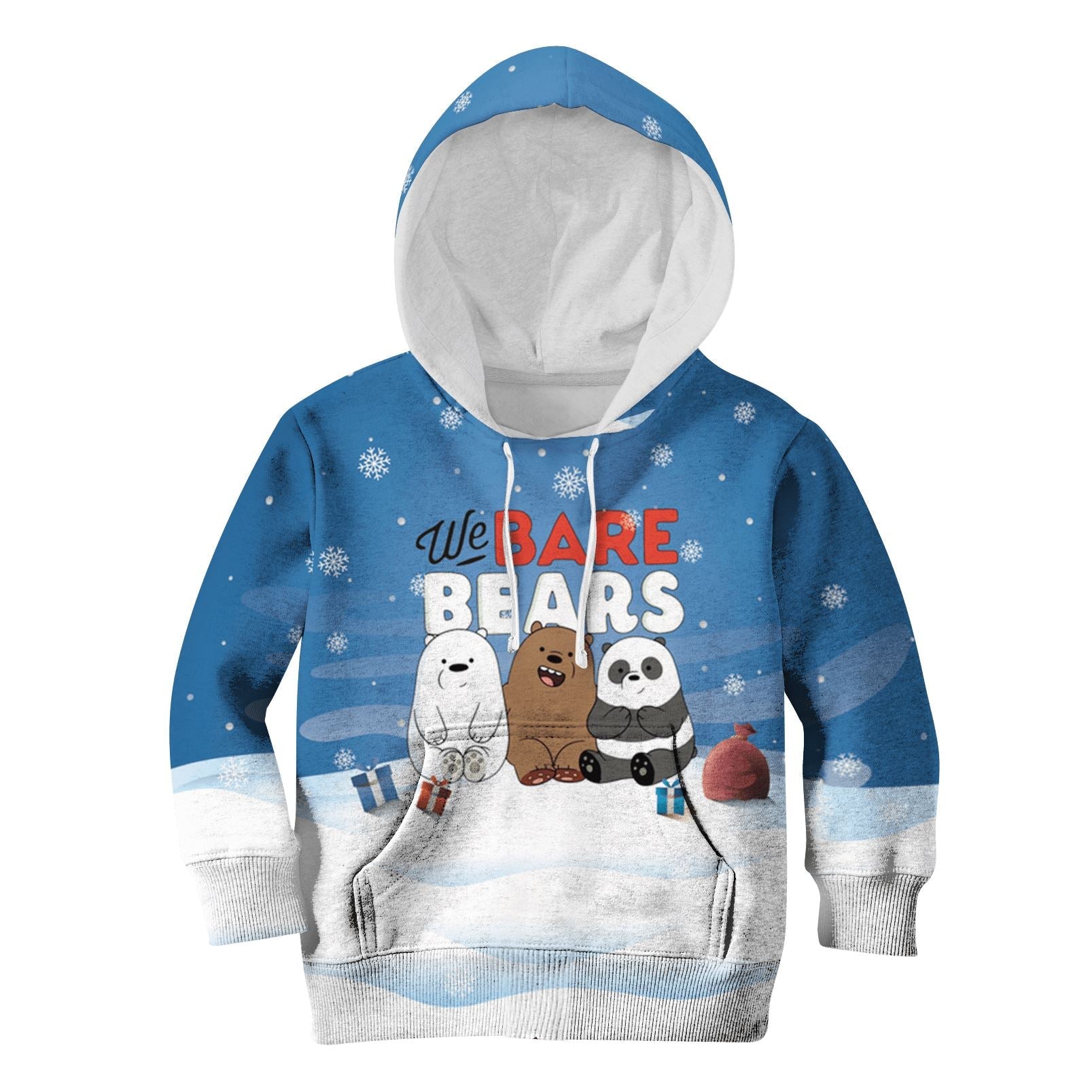 We Bare Bears Custom Hoodies T-shirt Apparel HD-MV110719K kid 3D apparel Kid Hoodie S/6-8 