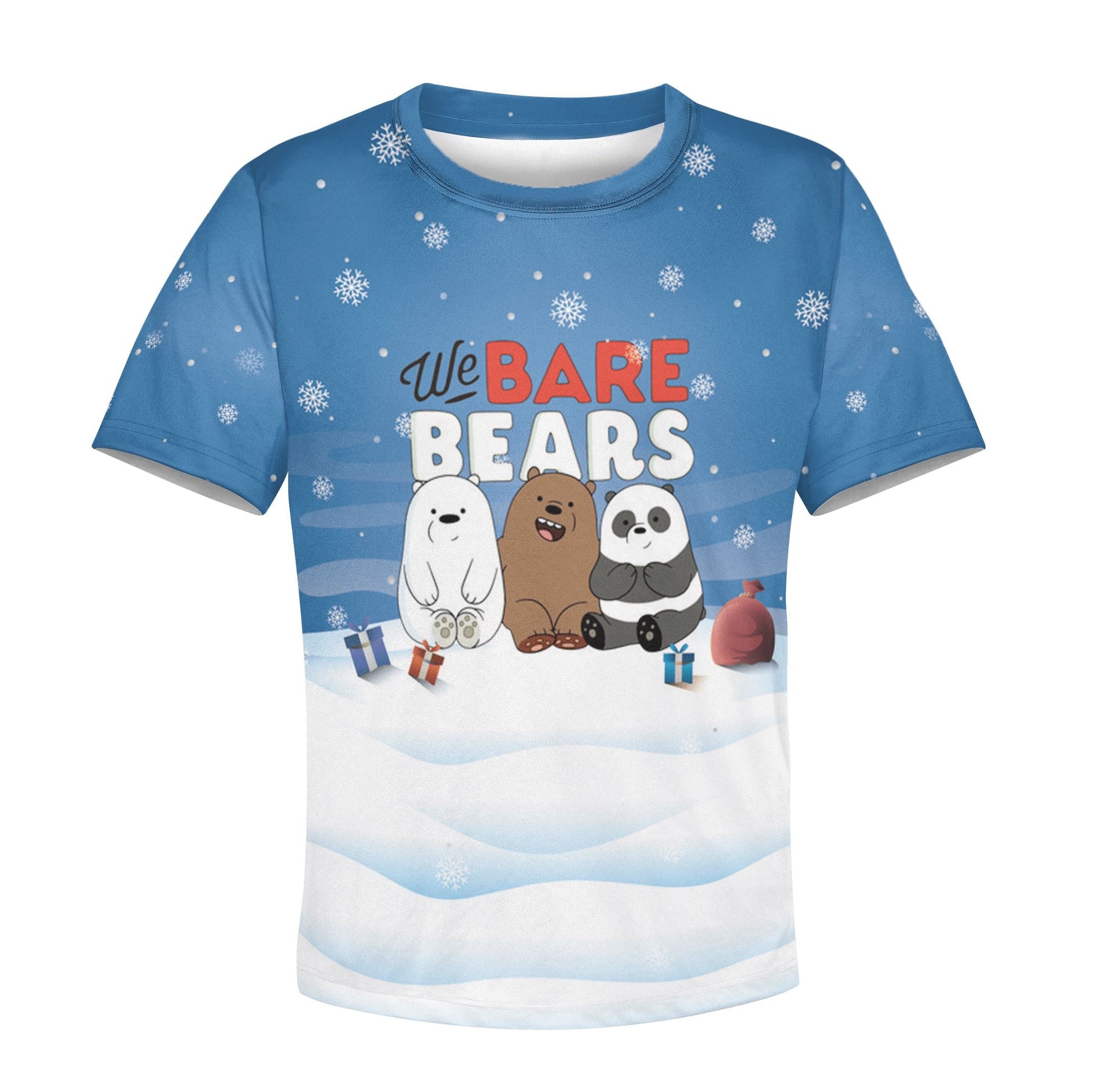 We Bare Bears Custom Hoodies T-shirt Apparel HD-MV110719K kid 3D apparel Kid T-Shirt XS 