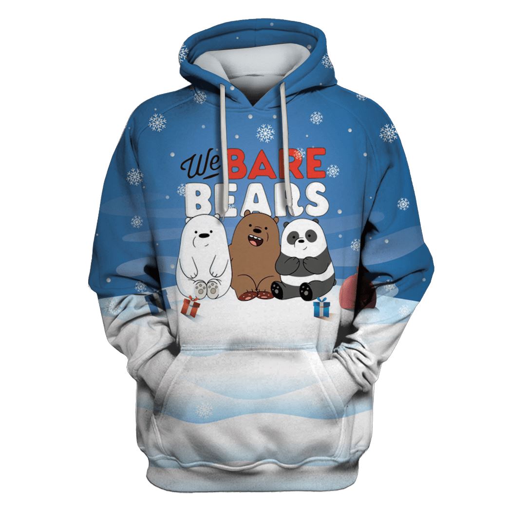 we bare bears Custom T-shirt - Hoodies Apparel HD-MV110665 3D Custom Fleece Hoodies Hoodie S 