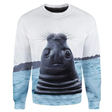 Gearhumans Weird Face Seal Custom T-Shirts Hoodies Apparel