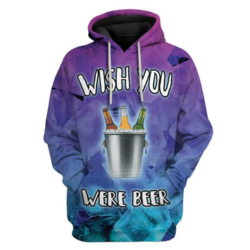 Gearhumans Wish You Were Beer Custom T-Shirts Hoodies Apparel