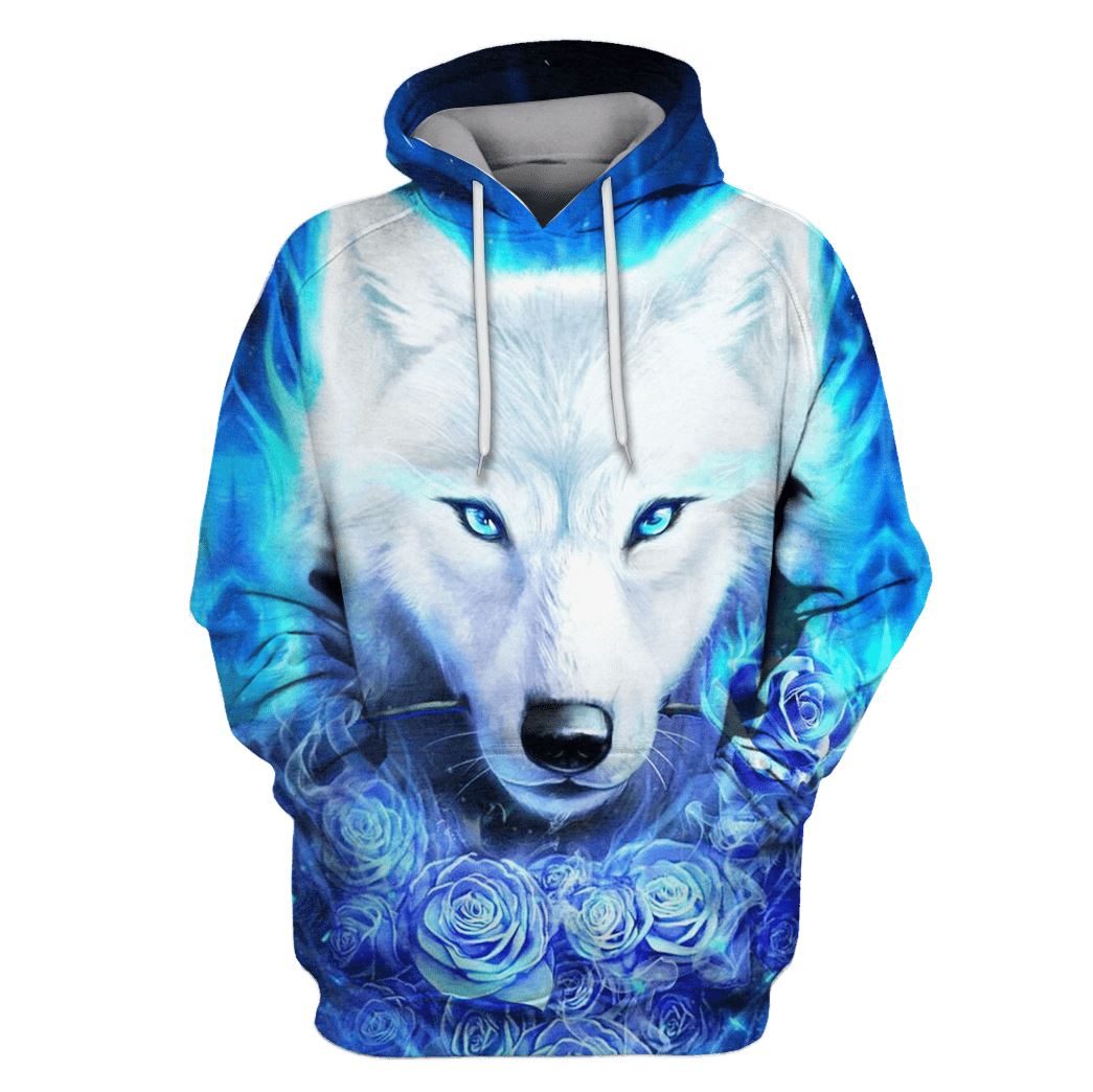 Wolf Hoodies - T-Shirt Apparel WL110109 3D Custom Fleece Hoodies Hoodie S 