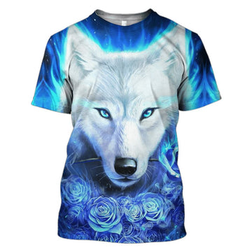 Gearhumans Wolf Hoodies - T-Shirt Apparel