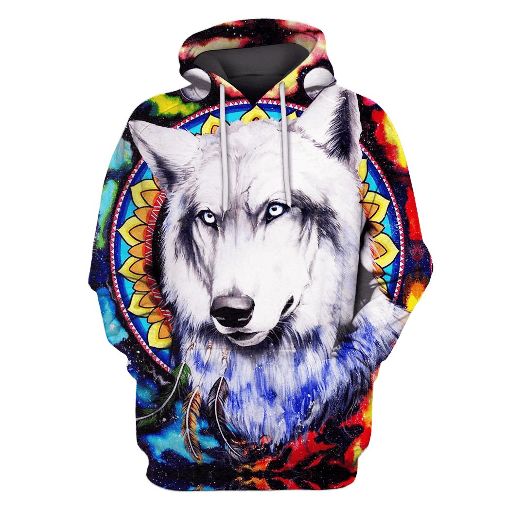 Wolf Hoodies - T-Shirts Apparel WL110116 3D Custom Fleece Hoodies Hoodie S 