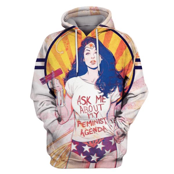 wonder woman Hoodies - T-Shirts Apparel MV110158 3D Custom Fleece Hoodies Hoodie S 