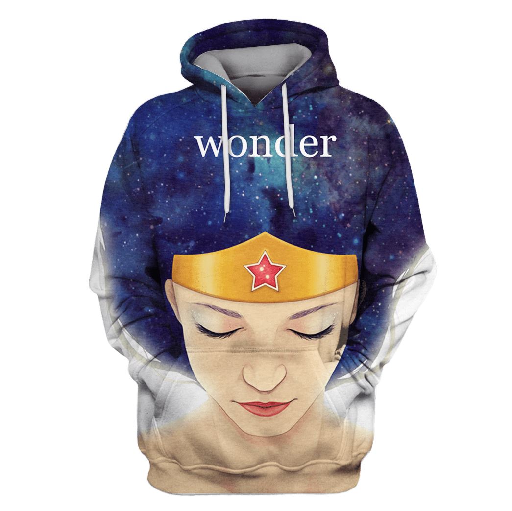 Wonder Woman Movie Protector Of Humanity Dye Sublimation Hoodie or Long  Sleeve