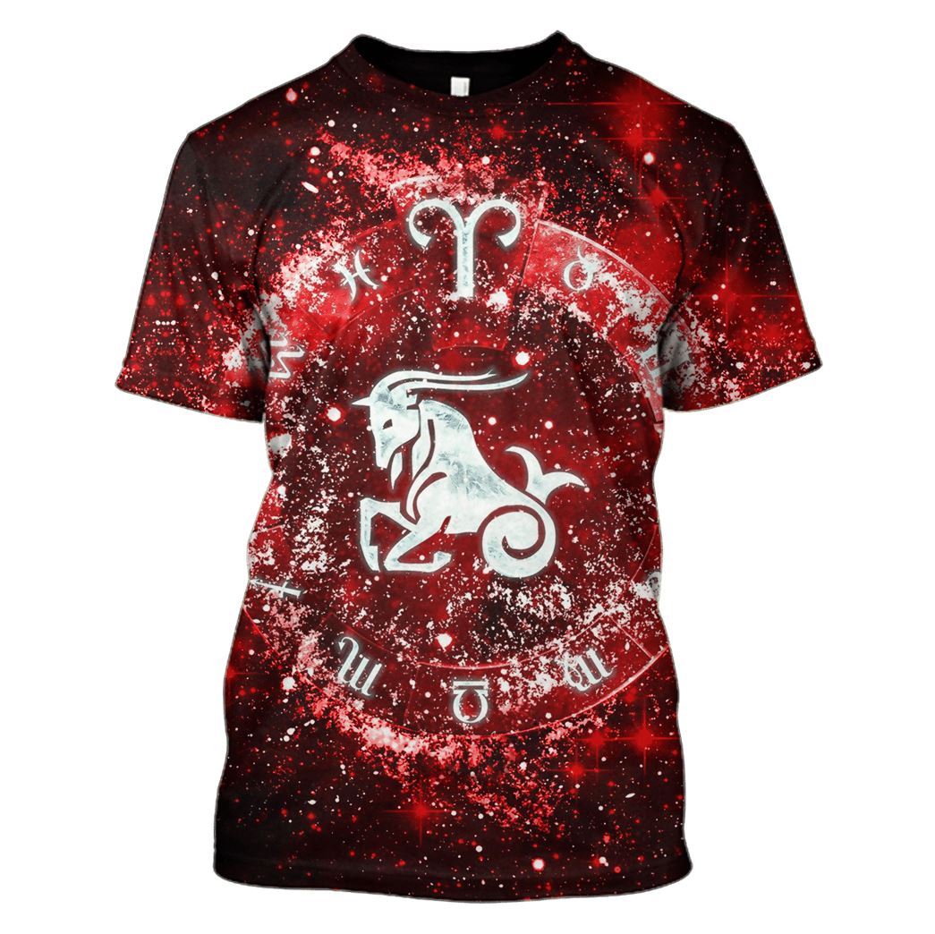 Zodiac Capricorn Hoodies - T-Shirts Apparel ZOD110116 3D Custom Fleece Hoodies T-Shirt S 
