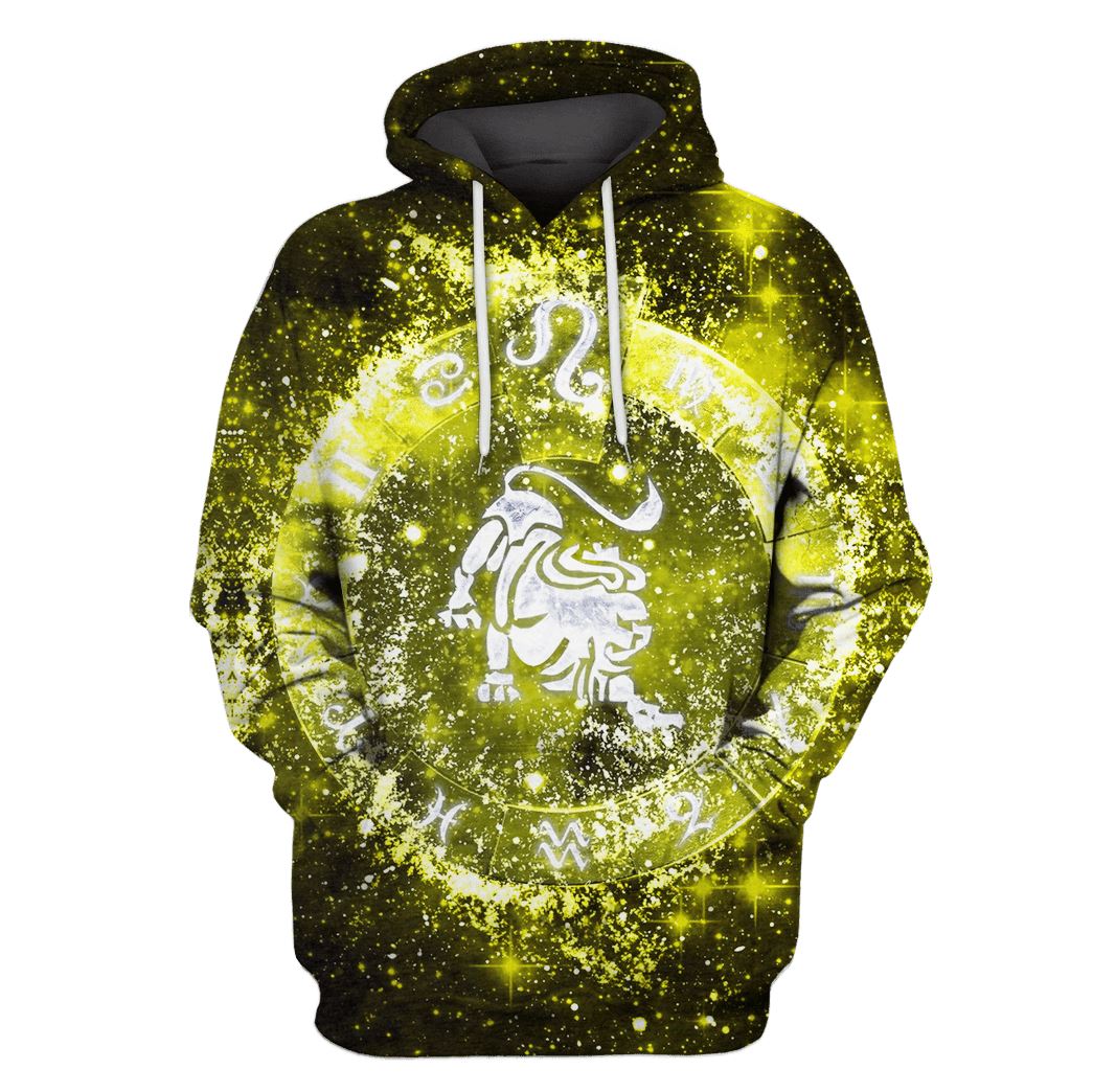 Zodiac Leo Hoodies - T-Shirts Apparel ZOD110115 3D Custom Fleece Hoodies Hoodie S 