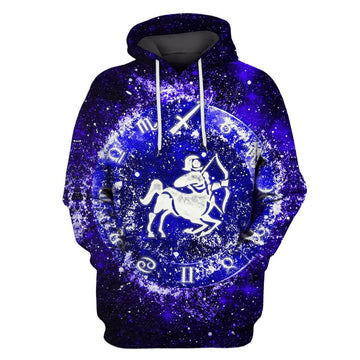 Gearhumans Zodiac Sagittarius Hoodies - T-Shirts Apparel